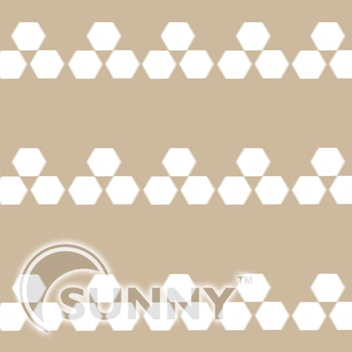 3D Kaleidoscope Beige