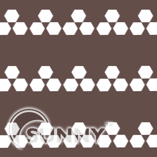 3D Kaleidoscope Brown